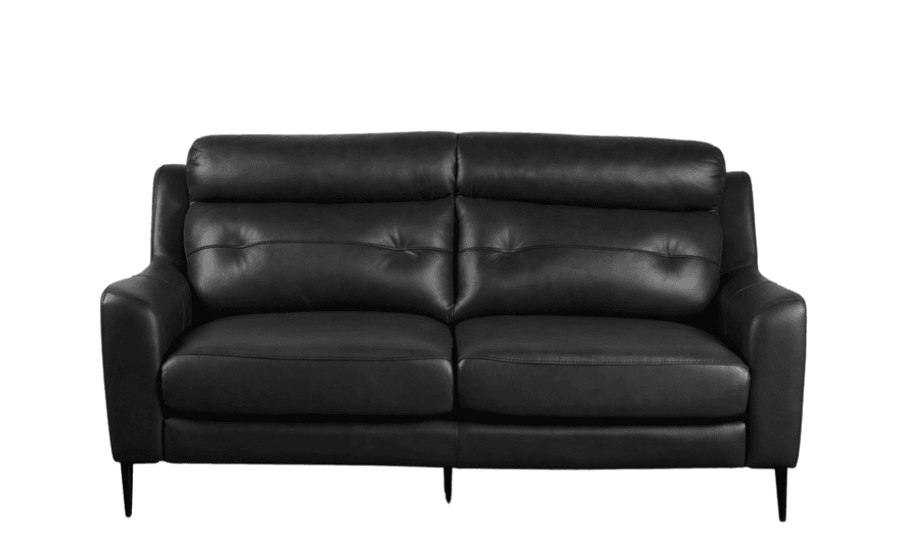 Sofa Văng Sofaland HILBERT da bò thật tiếp xúc màu ghi đậm 205x91x95