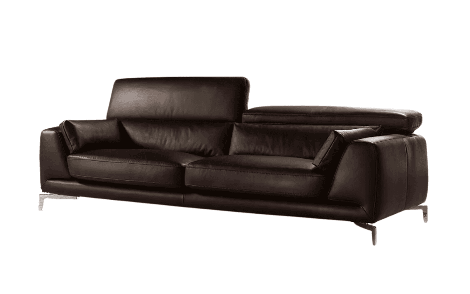 Sofa văng/băng Satis VENDOME Da thật 100% Màu nâu cafe 200x110x96/71