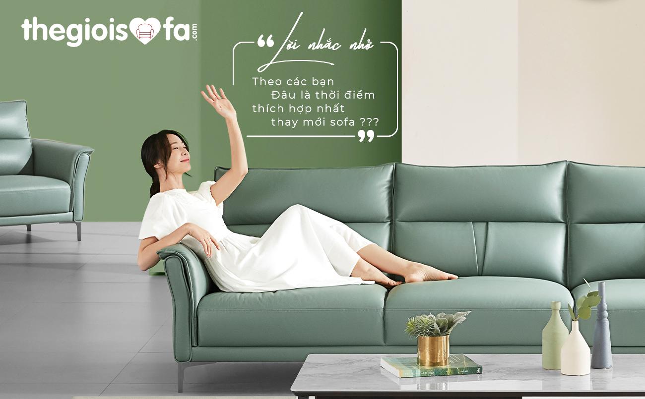 Đâu là dấu hiệu nhận biết bạn nên thay Sofa?