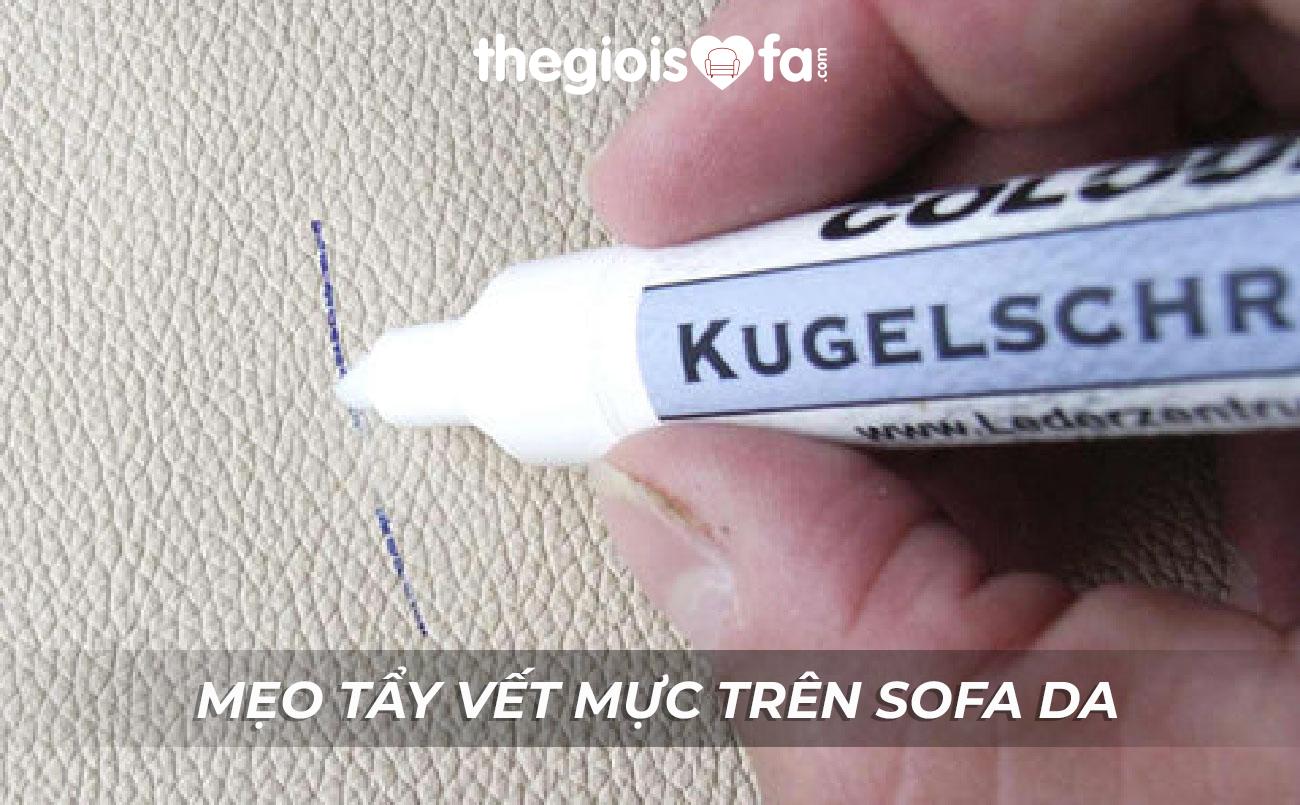 Các mẹo tẩy vết mực trên sofa mà có thể bạn chưa biết!