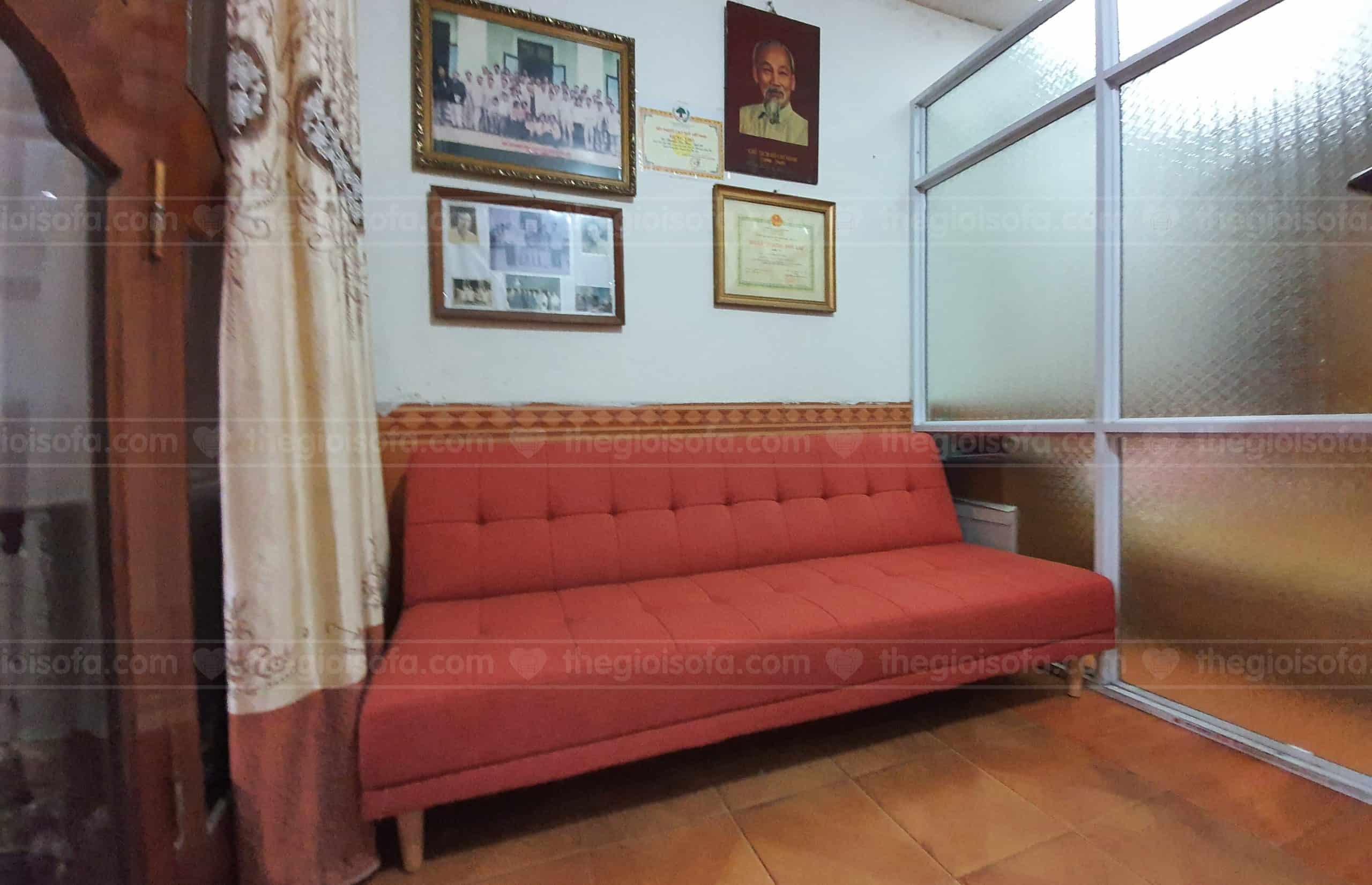 Giao hàng sofa Sofaland Vera Oranges cho chú Hùng ở Vũ Ngọc Phan, Đống Đa, Hà Nội