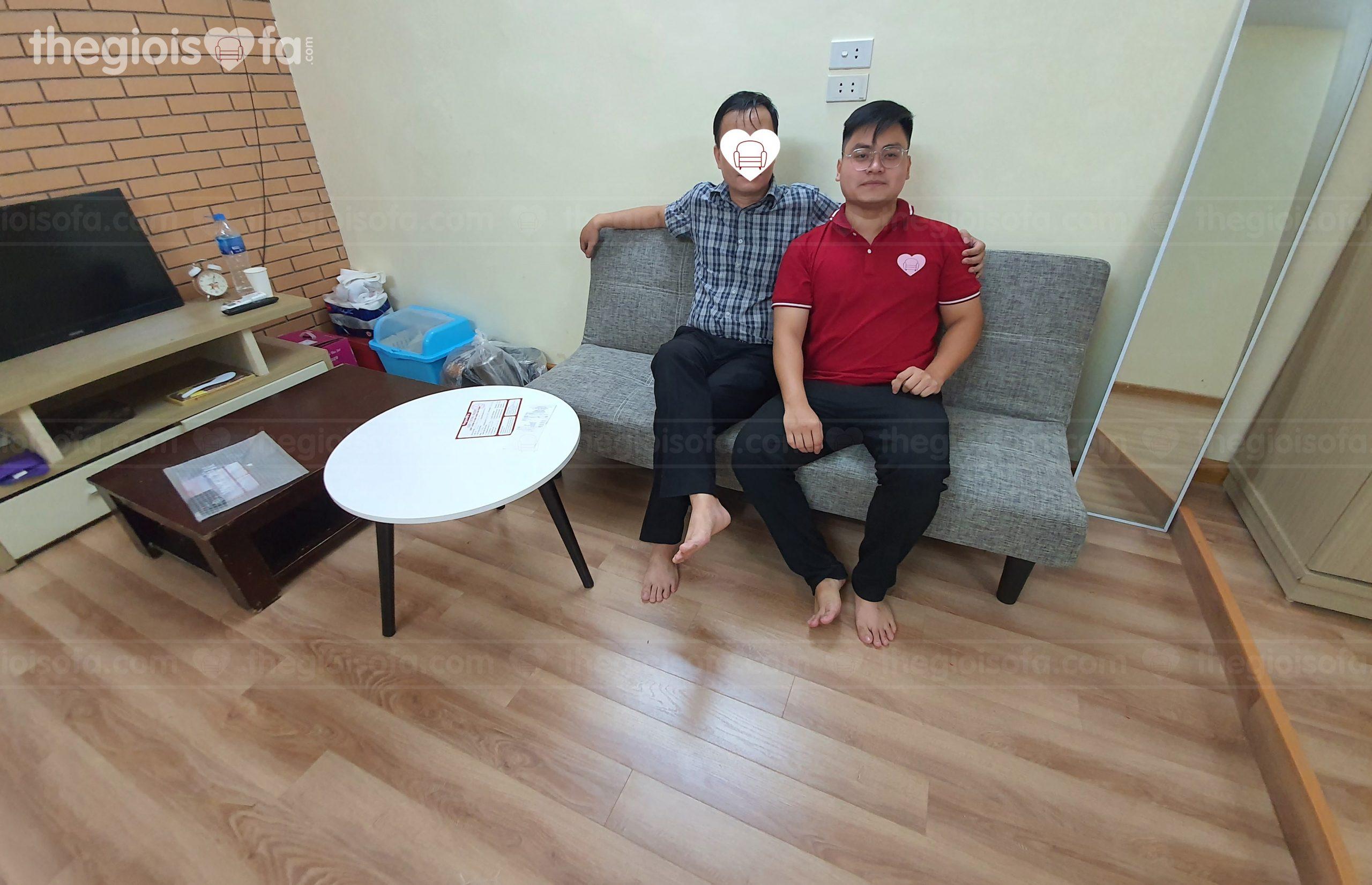 Giao hàng Sofa giường cao cấp Marcy Vani cho anh Phong tại Tây Sơn – Quận Đống Đa