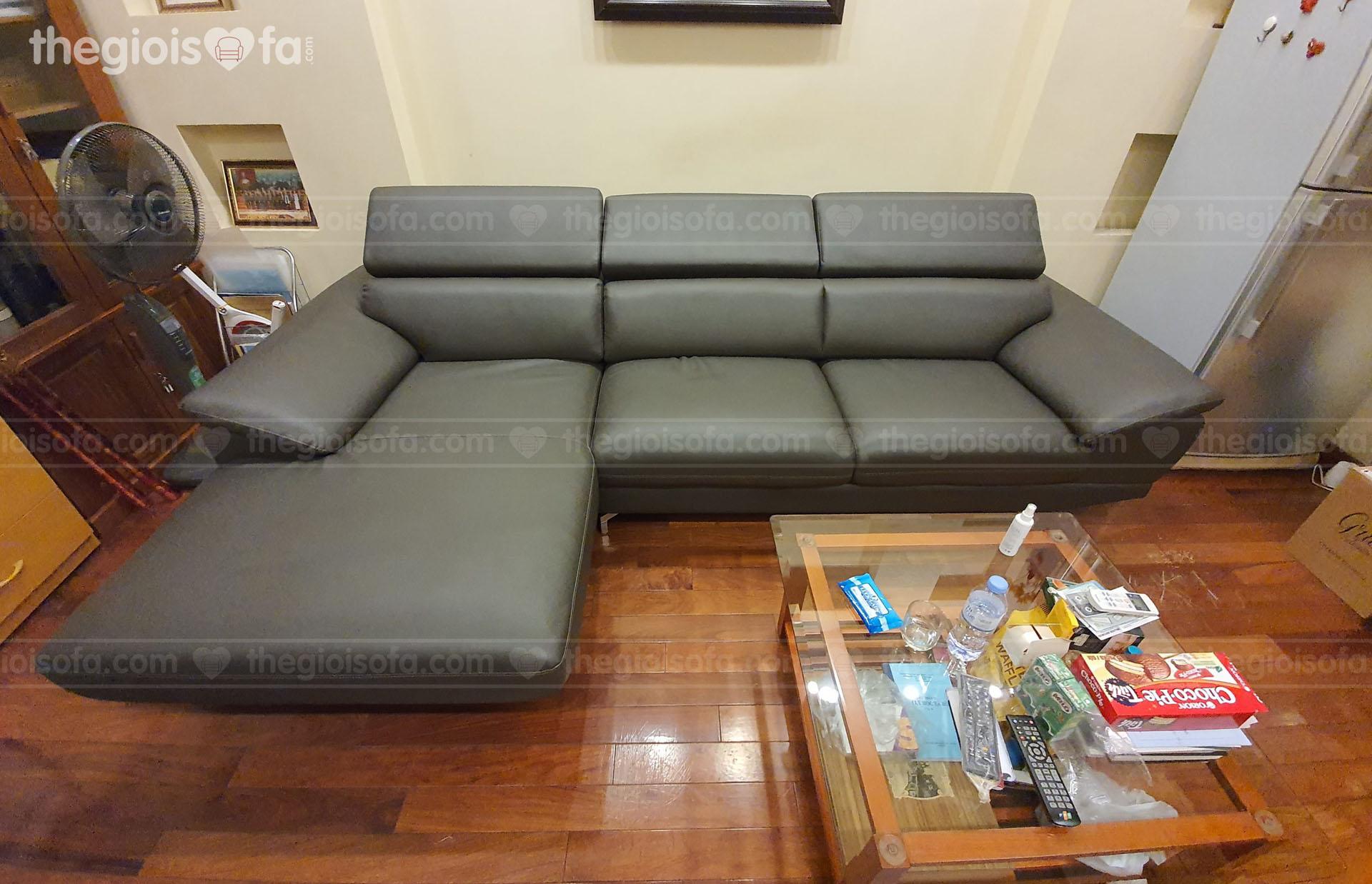 Giao hàng sofa Sofaland Llien 1/3 Corner cho anh Sinh ở 255 Phố Vọng – Đồng Tâm – Hai Bà Trưng – Hà Nội
