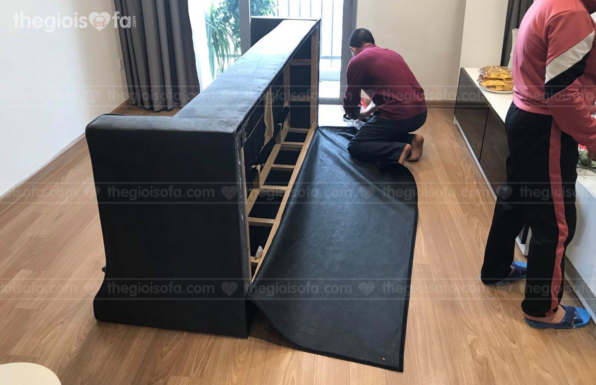 Giao hàng sofa Eden