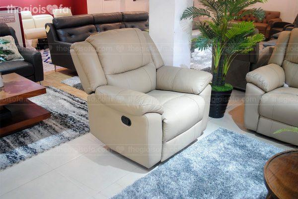 Ghế sofa thư giãn Sofaland Olivia có nút điểu chỉnh chân tự động