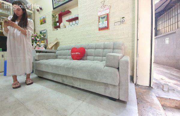 Giao hàng Sofa giường cao cấp có ngăn chứa đồ Sofaland Briley cho anh Hưng tại 144 Quan Nhân – Mua sofa Quận Thanh Xuân