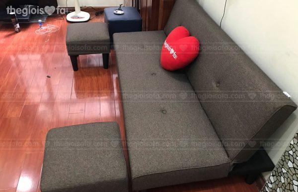 Giao hàng Sofa giường đa năng Maya Dark color anh Tuấn tại 325 Kim Ngưu – Mua sofa Quận Hai Bà Trưng