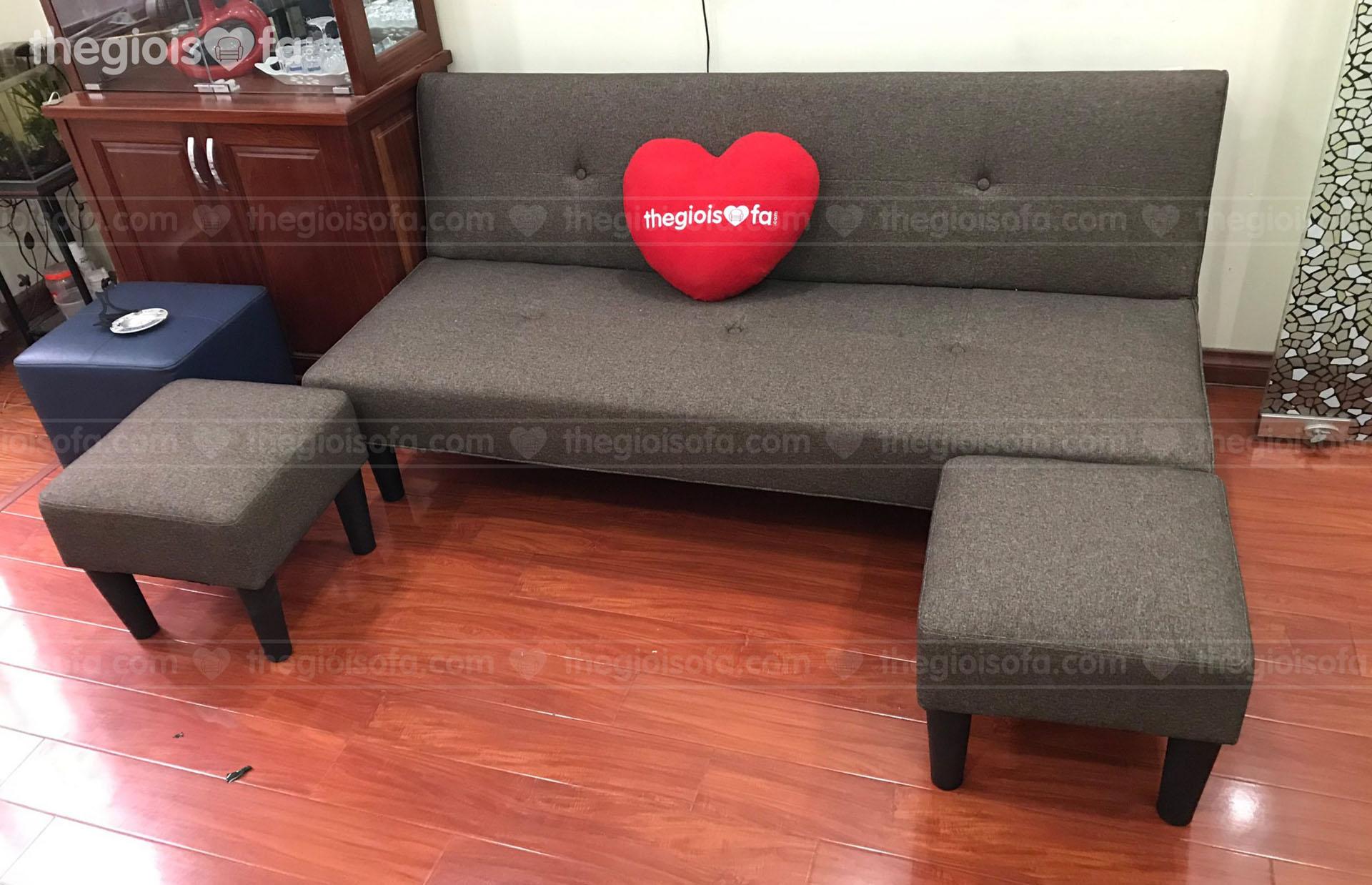 Giao hàng Sofa giường đa năng Maya Dark color anh Tuấn tại 325 Kim Ngưu – Mua sofa Quận Hai Bà Trưng