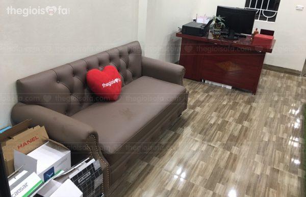 Bàn giao sofa da tân cổ điển Sofaland Buckingham cho anh Hùng tại 129 Ngọc Hồi – Mua sofa Quận Hoàng Mai