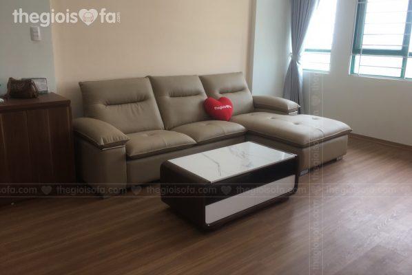 Giao hàng combo sofa da renly, bàn trà, bàn ăn Helmsley cho anh Thụy tại CT1 Đỗ Nhuận – Mua sofa, bàn ăn Quận Từ Liêm