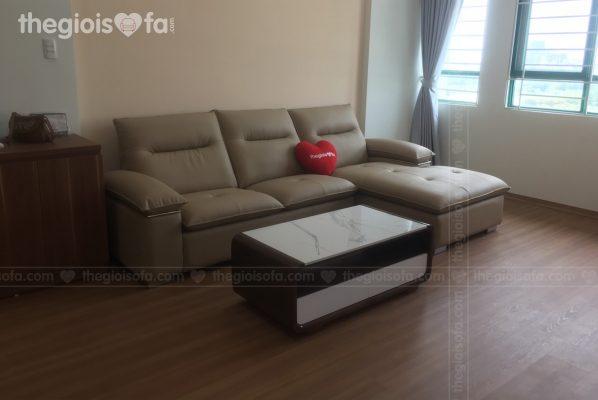 Giao hàng combo sofa da renly, bàn trà, bàn ăn Helmsley cho anh Thụy tại CT1 Đỗ Nhuận – Mua sofa, bàn ăn Quận Từ Liêm