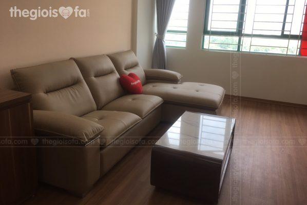 Giao hàng combo sofa da renly, bàn trà, bàn ăn Helmsley cho anh Thụy tại CT1 Đỗ Nhuận – Mua sofa, bàn ăn Quận Từ Liêm