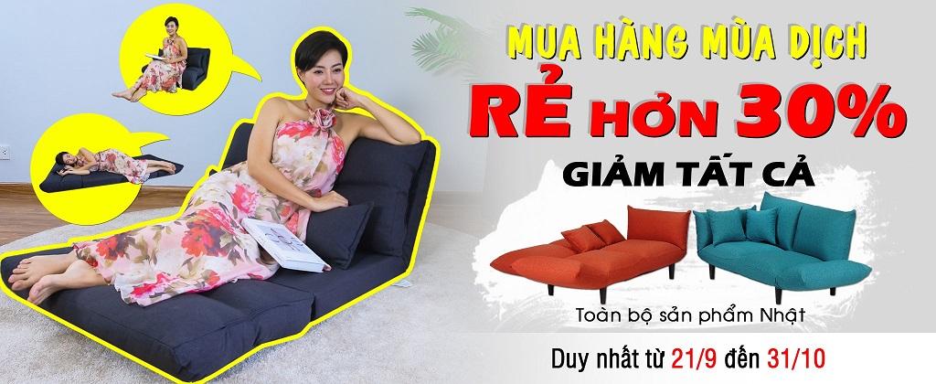 ĐỒNG HÀNH MÙA DỊCH MUA SOFA RẺ HƠN 30%