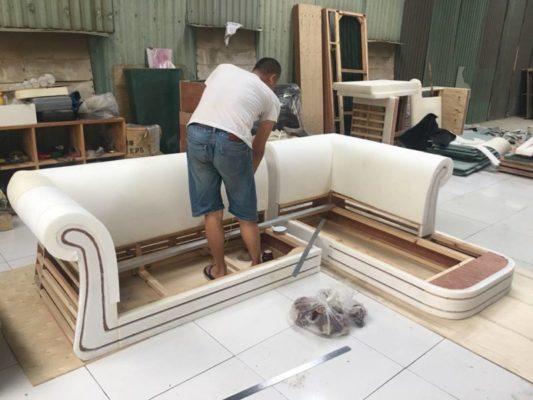 Cách bọc ghế sofa