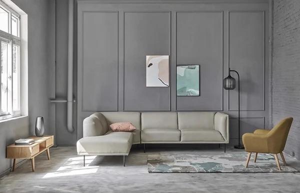 Ghế sofa góc tạo nên sự sang trọng cho không gian