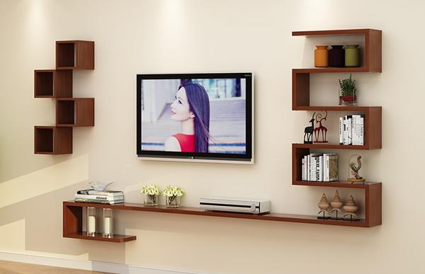 Kệ tivi 3 tấm treo tường