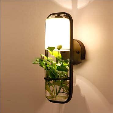 đèn ốp tường trồng cây