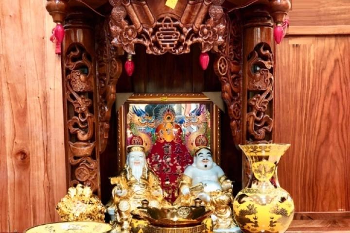 kích thước bàn thờ Thần tài Thổ địa