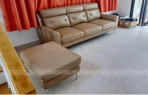 Ghế sofa băng da Sofaland Hilbert