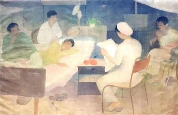 Tác phẩm “Đọc báo cho thương binh”