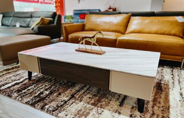 Bàn trà sofa mặt đá Kuka PTK066TD