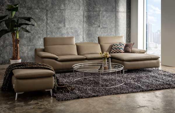 Sofa da góc trái Malaysia 1029 MAXX