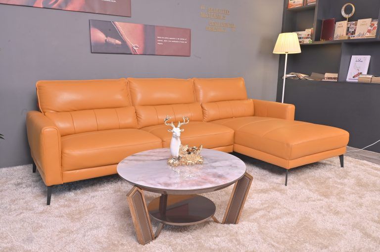 Ghế sofa Góc Da Thật Kuka KT.035
