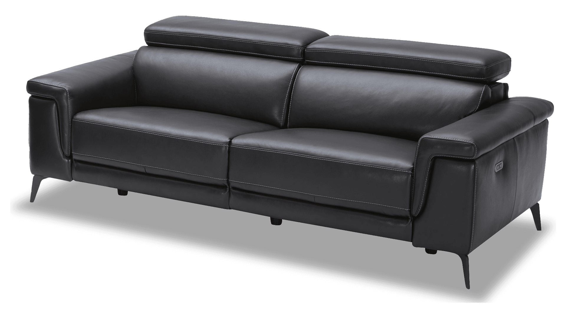 Sofa Văng điện Kuka 5319 da bò thật tiếp xúc màu xanh biển (M2732K) 215x103/162x79/99