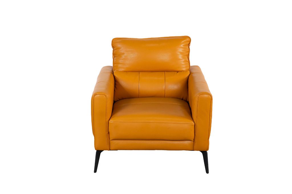 Sofa đơn Kuka KT.035 Da bò thật tiếp xúc Màu da bò 89*96*89