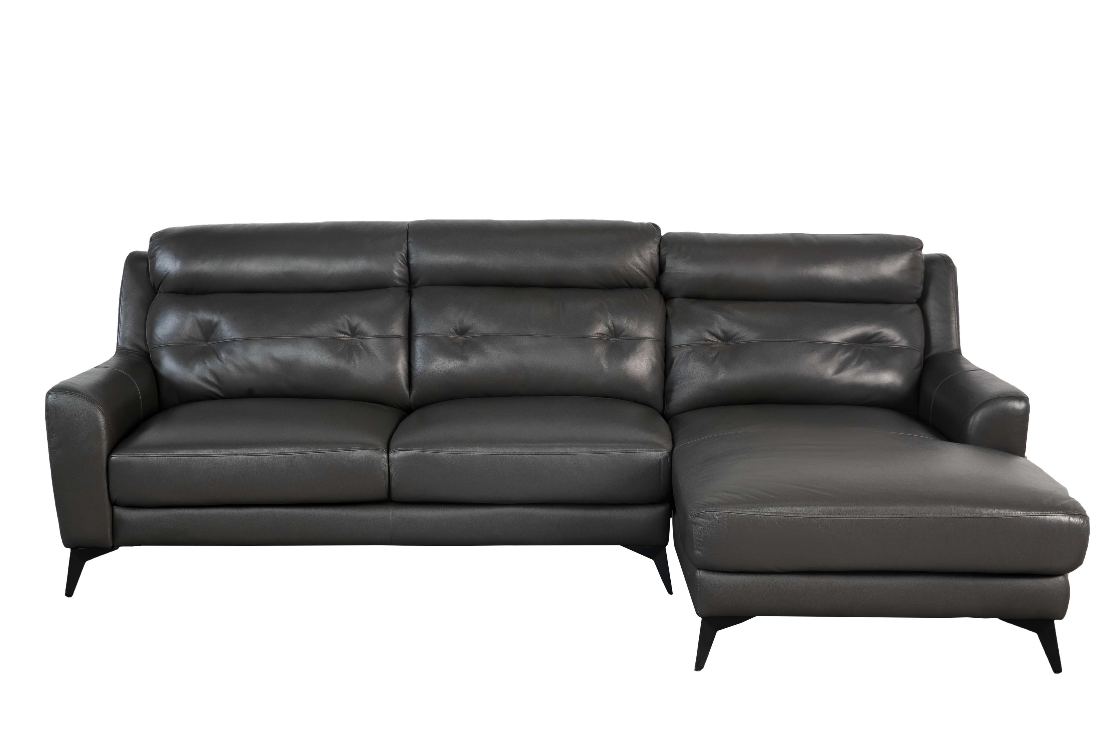 Sofa góc trái Sofaland Hilbert Da bò thật tiếp xúc 2540 x 1500 x 930