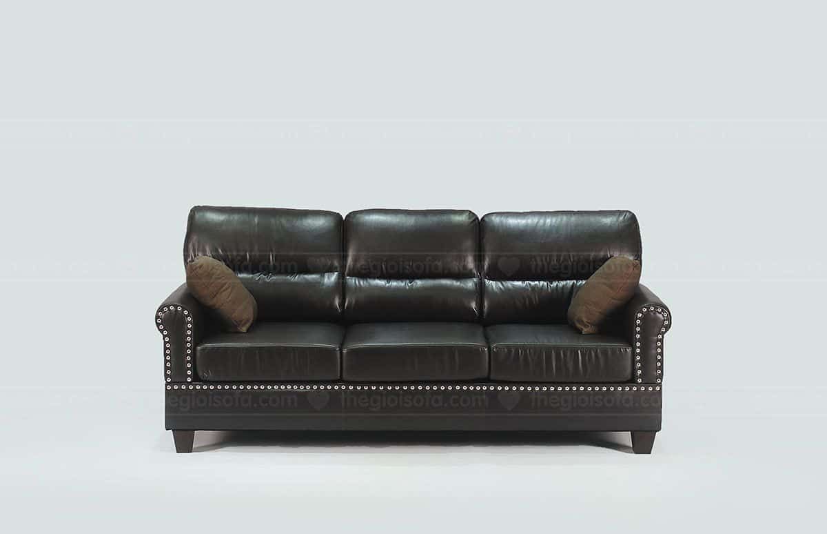 Sofa da phòng khách Sofaland Vasanti 3S