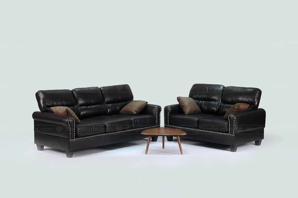 Sofa da phòng khách Sofaland Vasanti 3S