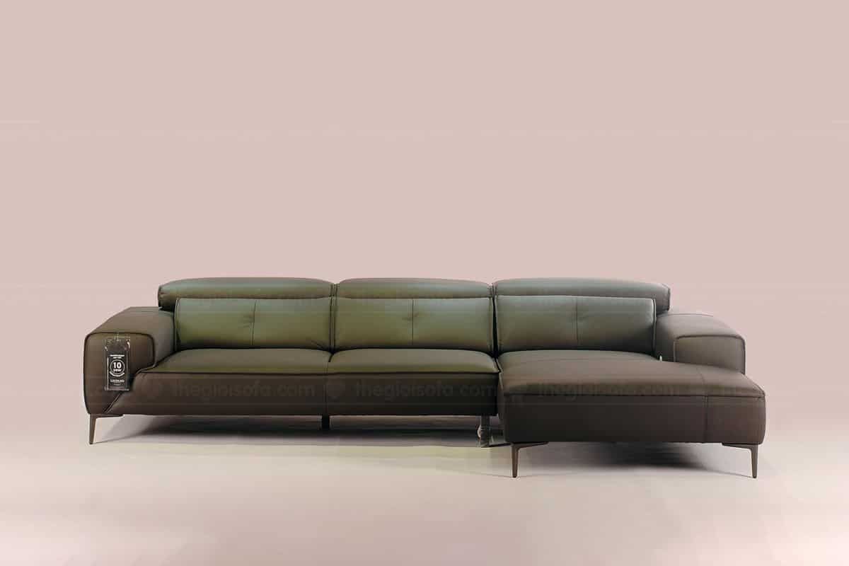 Sofa góc da nhập khẩu Malaysia 1130