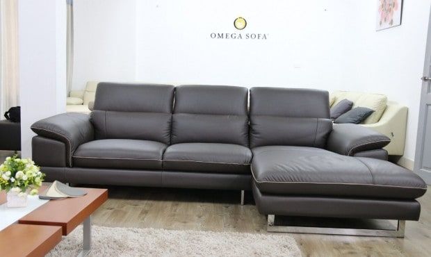Sofa Góc da thật nhập khẩu Malaysia – KH 270