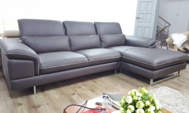 Sofa Góc da thật nhập khẩu Malaysia – KH 270
