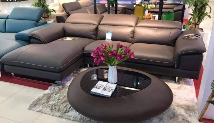 Sofa Góc da thật nhập khẩu Malaysia – KH 270