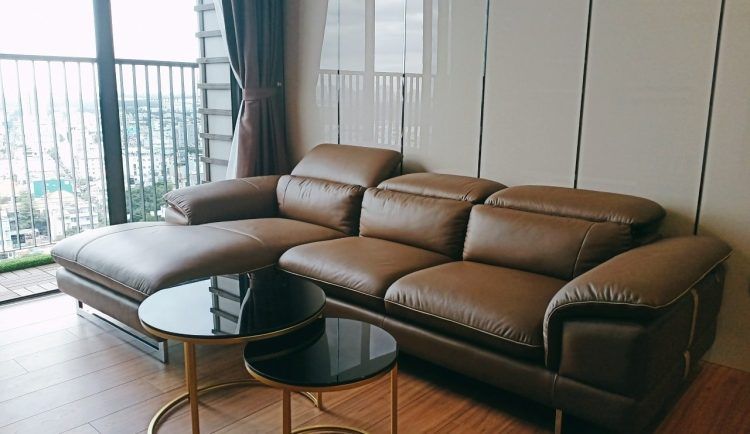Sofa Góc da thật nhập khẩu Malaysia – KH 270
