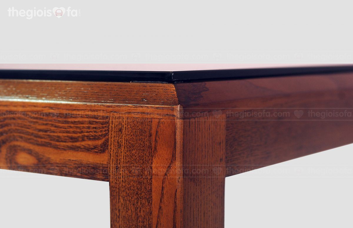 Bàn trà gỗ mặt kính Duplex