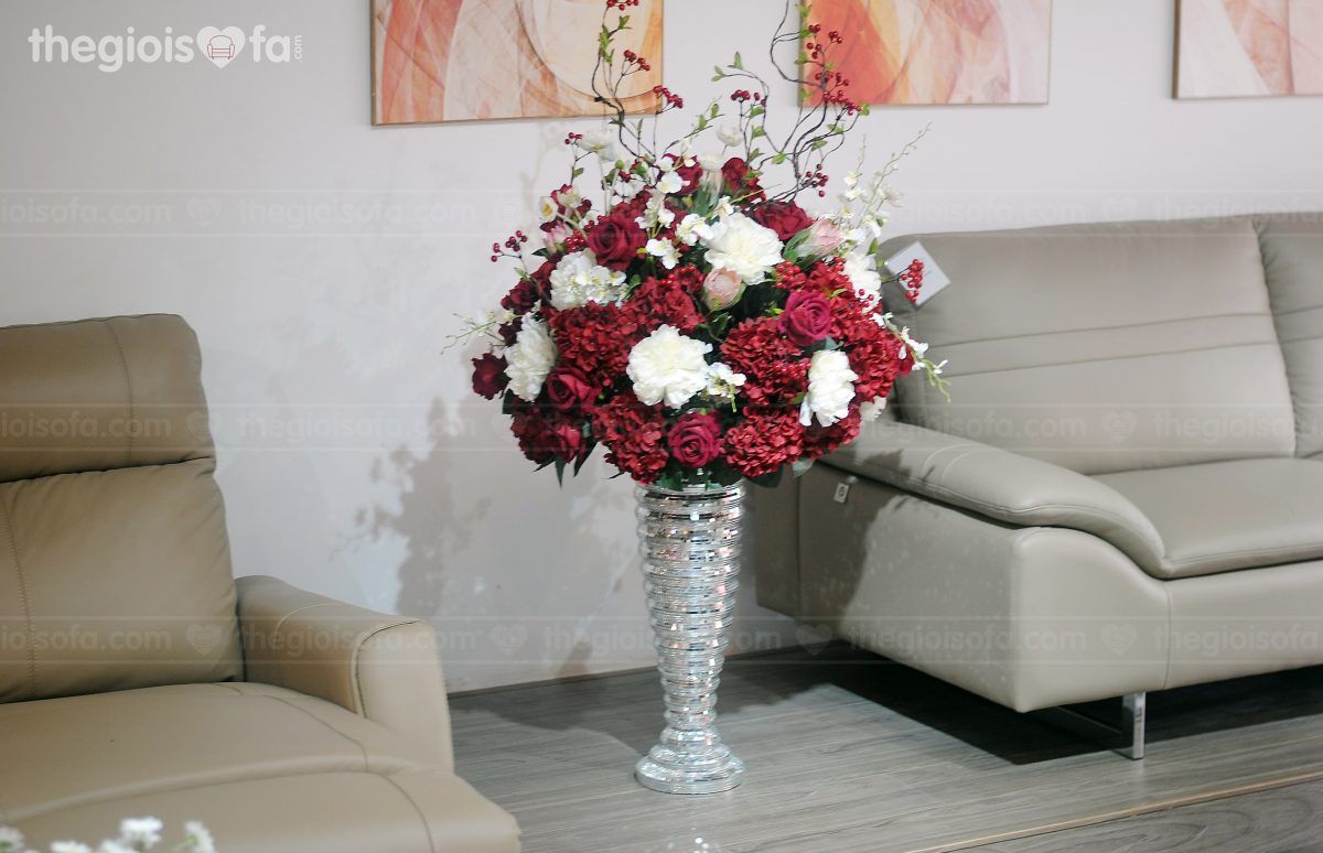 Red Peony (bình mẫu đơn đỏ) 1003