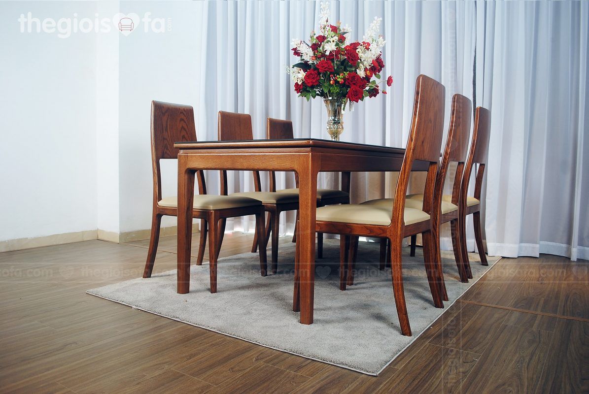 Ghế ăn Matthias – Ghế ăn bọc nệm gỗ sồi