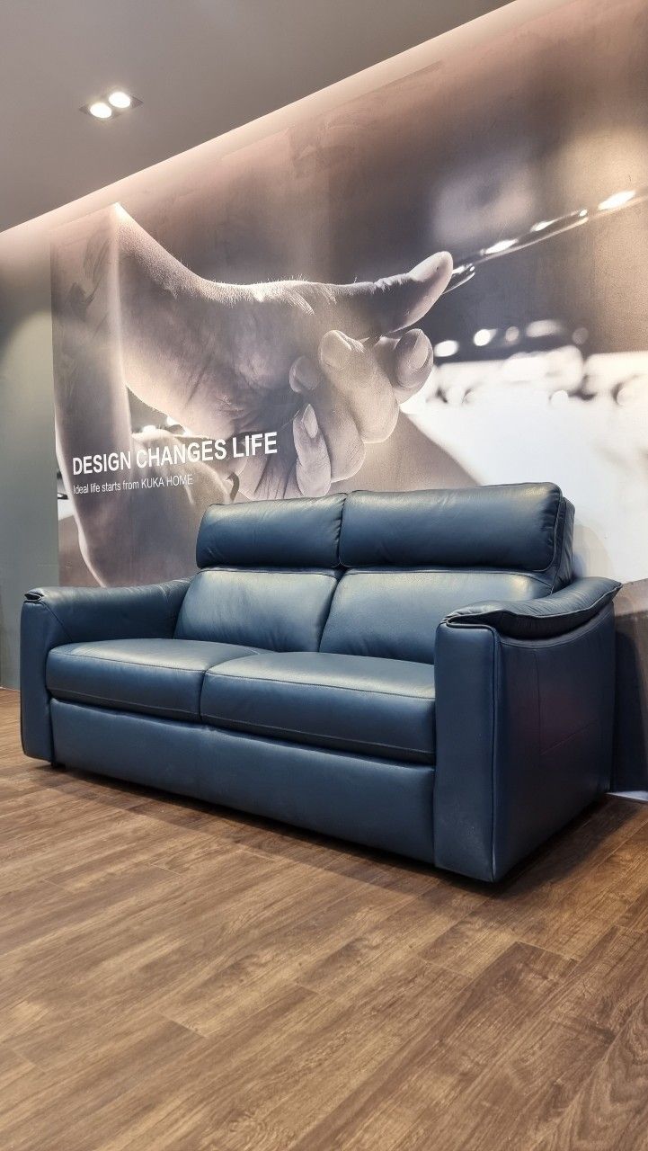 Ghế sofa phòng khách da bò thật – KM.5035
