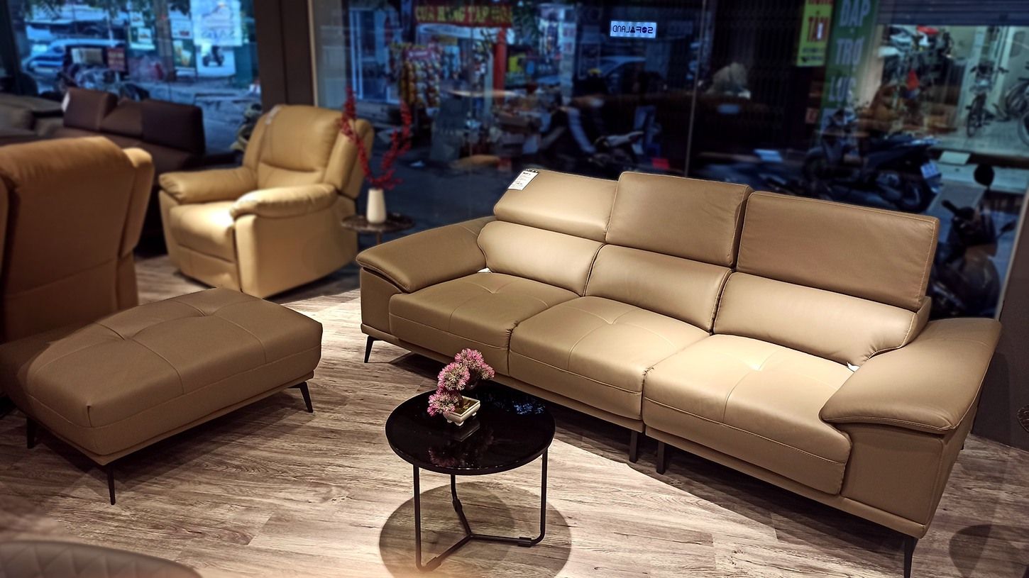 Ghế sofa da tiếp xúc Malaysia Muscat