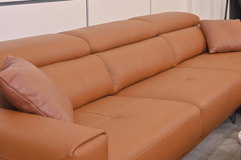 Sofa góc trái Sofaland Nevada Da tiếp xúc