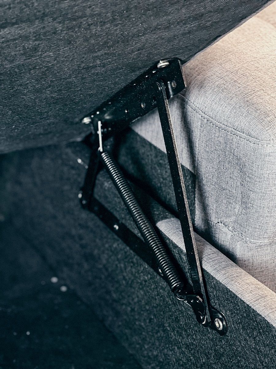 Sofa đa năng Sofaland Belissa nỉ màu ghi đậm