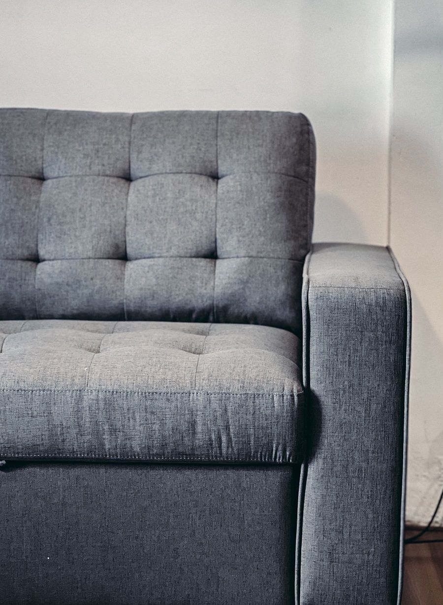 Sofa đa năng Sofaland Belissa nỉ màu ghi đậm