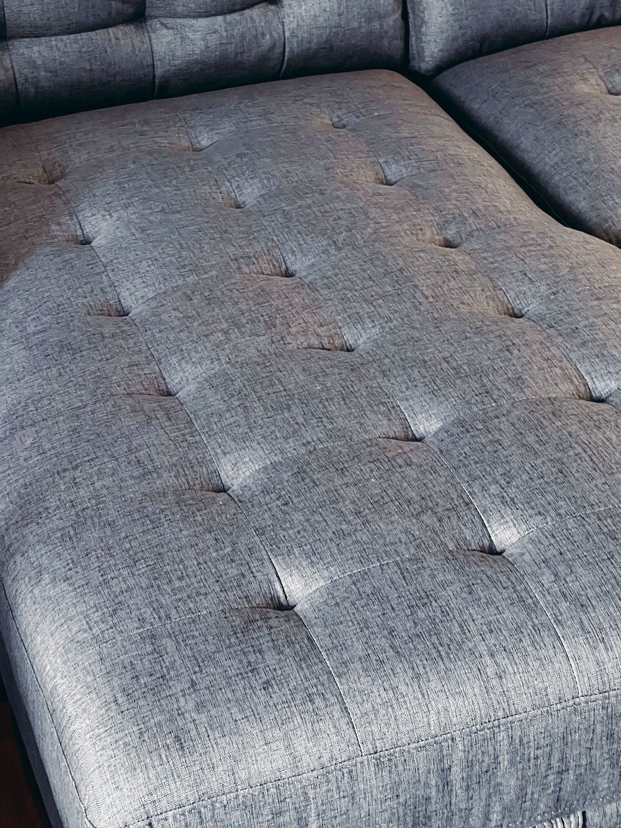 Sofa đa năng Sofaland Belissa nỉ màu ghi đậm