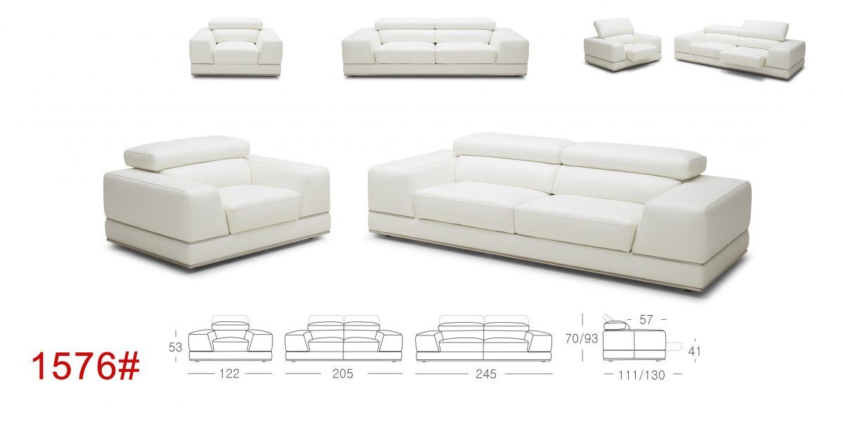 Ghế Sofa văng da Kuka 1576