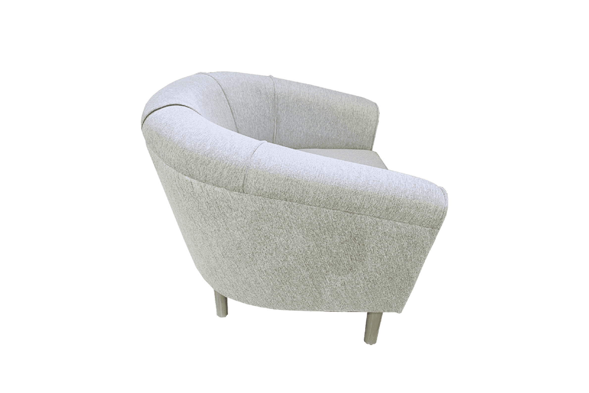 Sofa Đơn Sofaland GENEVE LOUNGE vải màu ghi đậm 86x81x76