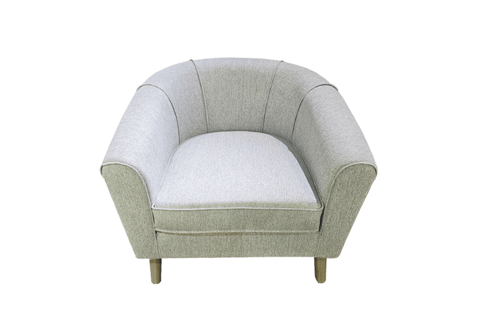 Sofa Đơn Sofaland GENEVE LOUNGE vải màu ghi đậm 86x81x76