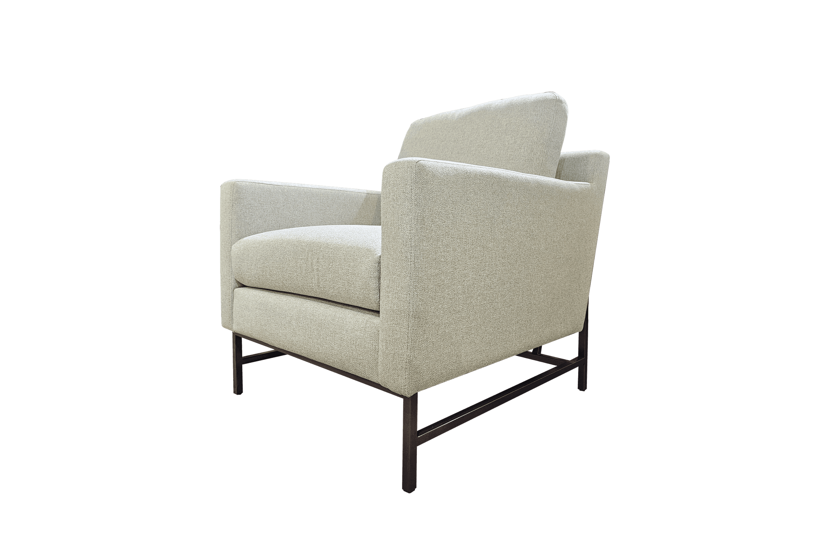 Sofa Đơn Sofaland REGAN LOUNGE vải màu ghi nhạt 75x86x82